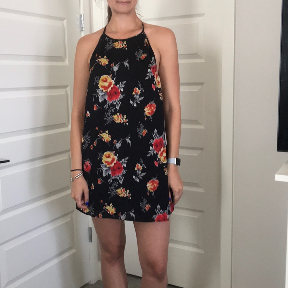 Beautiful silky black dress